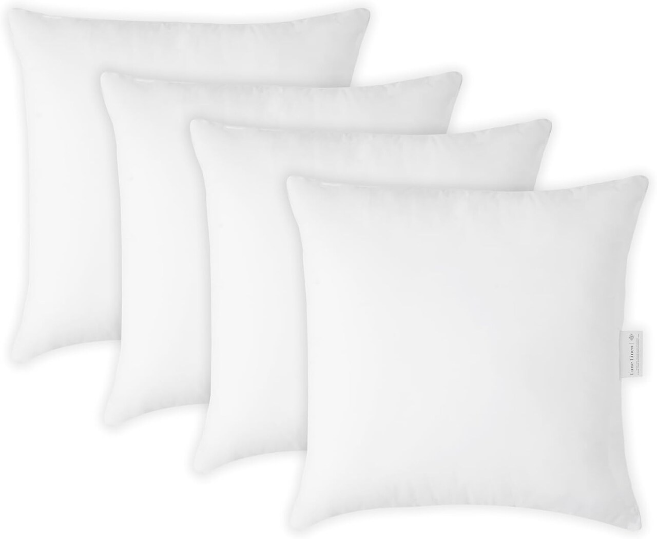 16x16 Throw Pillow Insert - Set of 4 White Inserts for Decorative Pillow Covers for Bed, Decorative Pillows for Bed, Couch Pillows, Throw Pillows for Couch